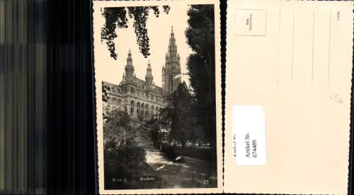 674489,Wien Rathaus