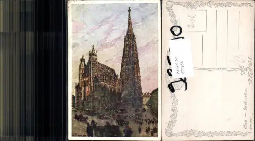 677858 Künstler AK Pippich Wien Stephansdom