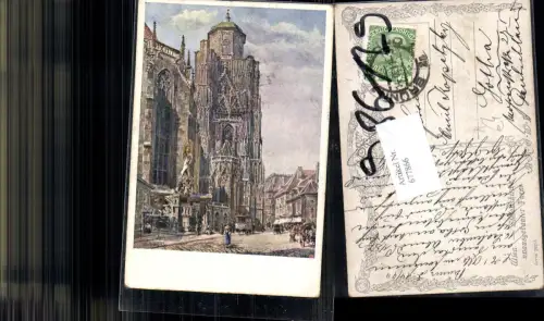 677866 Künstler AK E.F. Hofecker Wien Stephanskirche pub B.K.W.I. 793-1