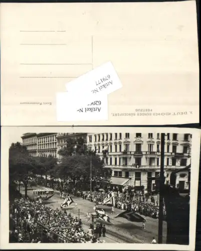 679177 X. Deutsches Sängerbundfest Bundes Sängerfest Wien Festzug 1928