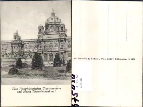 679348 Wien K. K. Naturhistorisches Museum