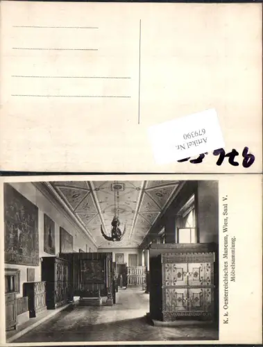 679390 K.K. Österreichisches Museum Wien Saal V Kunsthistorisches