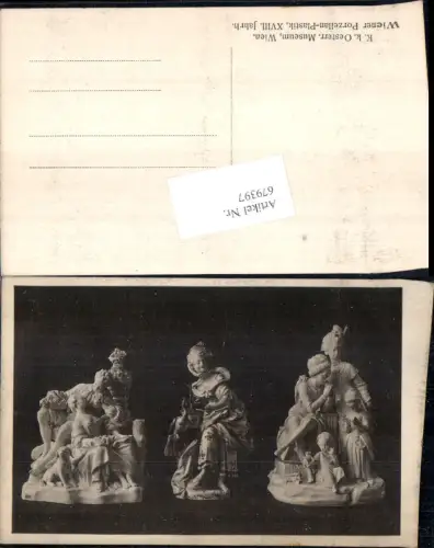 679397 K.K. Österreichisches Museum Wien im Rathaus Saal Porzellan Plastiken Kunsthistorisches
