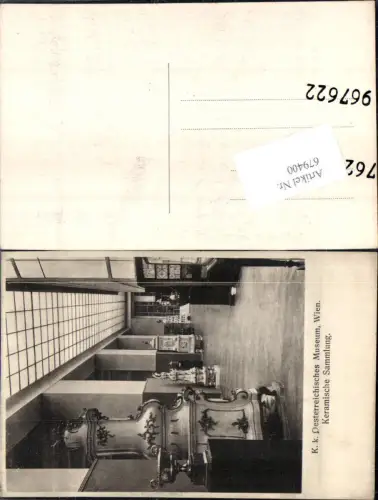 679400 K.K. Österreichisches Museum Wien im Rathaus Keramische Sammlung