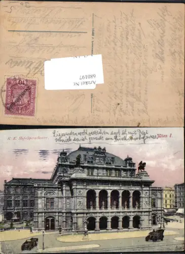 680197 Wien Oper Operntheater pub Ledermann 15432