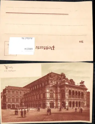 680214 Wien Oper Hofoper pub Louis Glaser