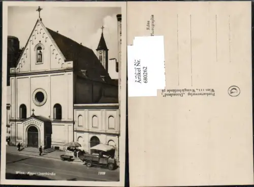 680262 Wien Kapuzinerkirche LKW Marktstand