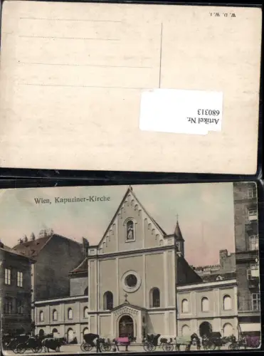 680313 Wien Kapuzinerkirche Kutsche Kutschen