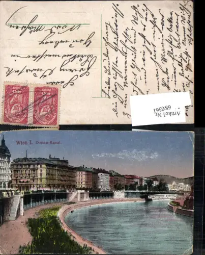 680361 Wien Donau Kanal n. Grumberg Nord-Böhmen Podlesi