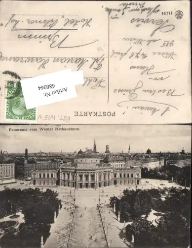 680364 Wien Rathausturm Totale
