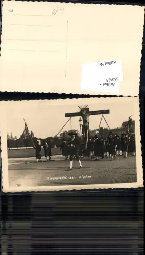 680425 Foto-AK Wien Tirolerschützen Trachten Tracht Kreuz Musikfest