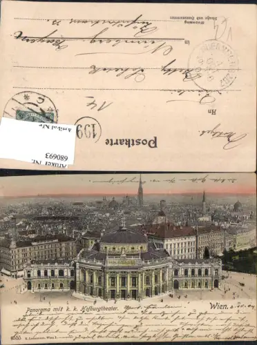 680693 Wien Burgtheater Theater Hofburgtheater pub Ledermann 6555