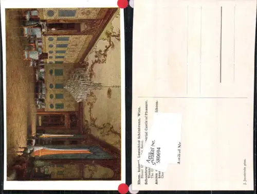 680694 Künstler AK J. Jaunbersin Wien Hietzing Lustschloss Schönbrunn