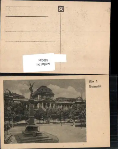 680784 Wien Universität Liebenberg Denkmal