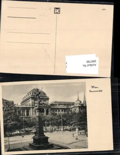 680788 Wien Universität Liebenberg Denkmal