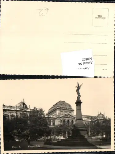 680802 Wien Universität Liebenberg Denkmal