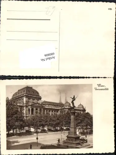 680806 Wien Universität Liebenberg Denkmal
