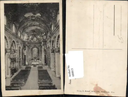 680815 Wien Universität Universitätskirche Kirche Innen