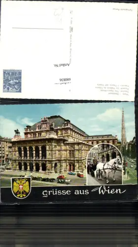 680836 Wien Fiaker Pferde VW Käfer Bully Theater