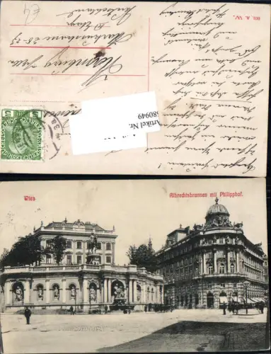 680949 Wien Albrechtsbrunnen m. Philipphof