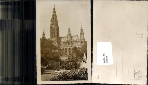 681074 Wien Innere Stadt Rathaus INTERESSANTE AK