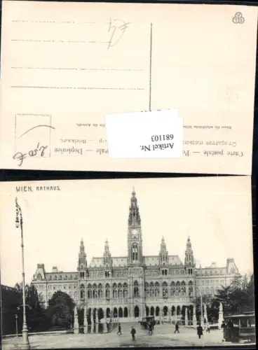 681103 Wien Innere Stadt Rathaus Tram Tramway