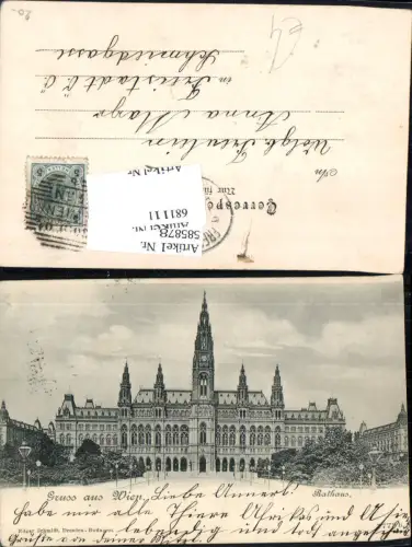 681111 Wien Innere Stadt Rathaus pub Edgar Schmidt 1773 b