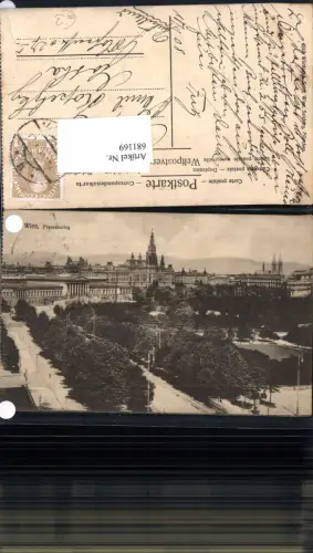 681169 Wien Innere Stadt Parlament Franzensring m. Rathaus