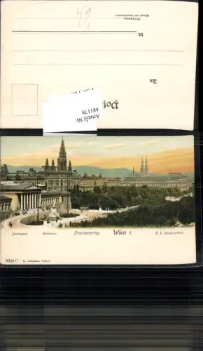 681178 Wien Innere Stadt Parlament Franzensring Rathaus pub Ledermann 6634 C