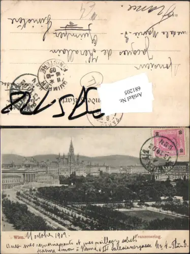 681205 Wien Innere Stadt Parlament Franzensring
