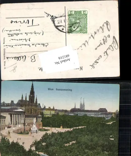 681216 Wien Innere Stadt Parlament Franzensring