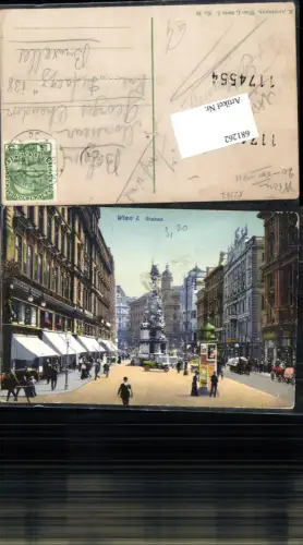 681262 Wien Graben Neuer Markt Hoher Markt Litfasssäule