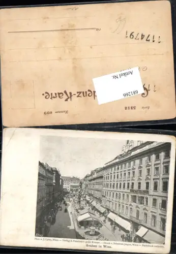 681266 Wien Graben Neuer Markt Hoher Markt A. Thaller pub J. Löwy