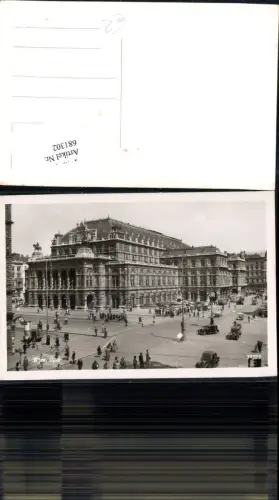 681302 Wien Hofoper Hofoperntheater Staatsoper Oper Straßenbahn