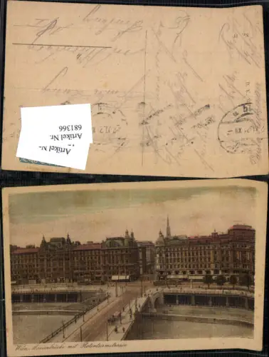 681366 Wien Kai Donaukanal Marienbrücke Brücke Rotenturmstraße