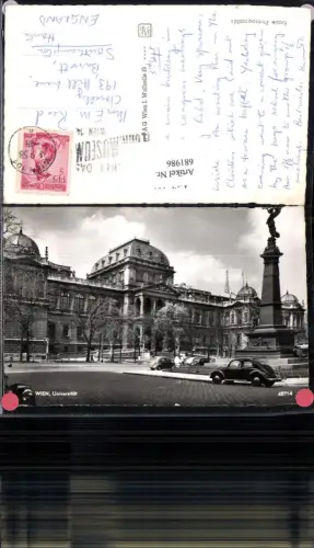 681986 Wien Universität VW Käfer Oldtimer Auto