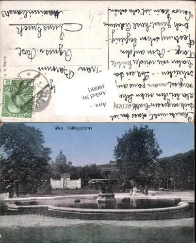 690881 Wien Innere Stadt Volksgarten Brunnen