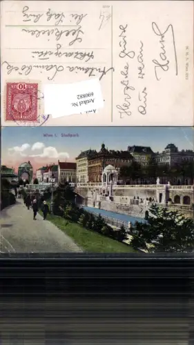 690882 Wien Innere Stadt Stadtpark Quai Donau Kai kanal gel. Seekirchen Salzburg