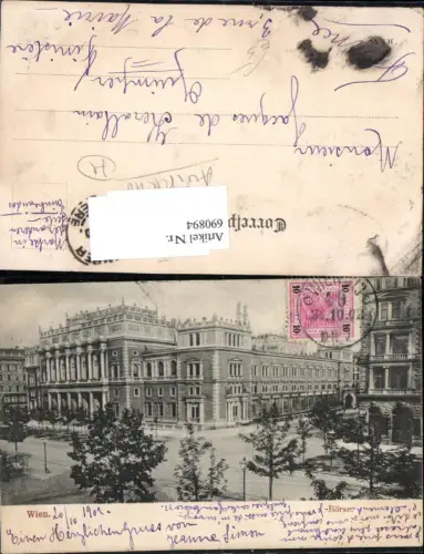 690894 Wien Innere Stadt Schottenring Börse 1901