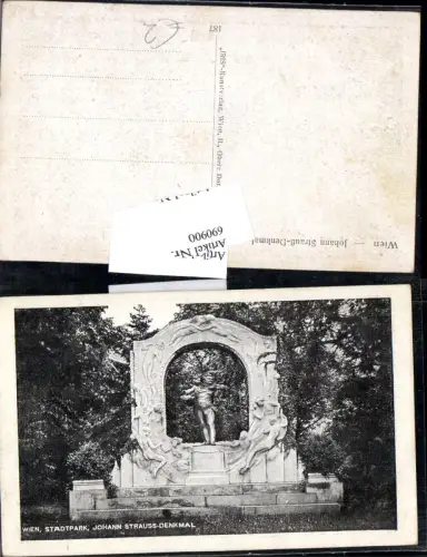 690900 Wien Innere Stadt Stadtpark Johann Strauß Denkmal