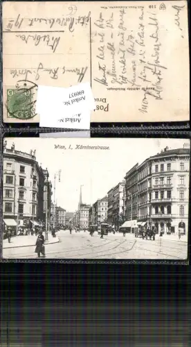 690937 Wien Innere Stadt Kärntnerstraße Straßenbahn Tram Tramway Nr. 742
