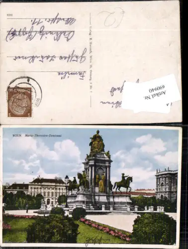 690940 Wien Kaiserin Elisabeth Denkmal gel.n. Selbnitz Sachsen