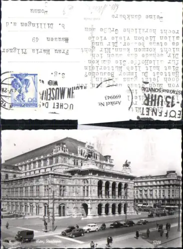 690943 Wien Innere Stadt Oper Staatsoper Auto Oldtimer
