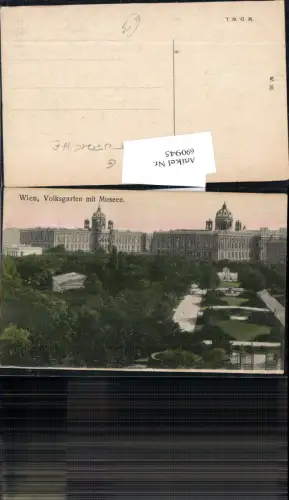 690945 Wien Innere Stadt Volksgarten m. Museen