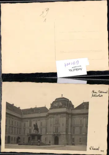 691004 Foto-AK Wien Nationalbibliothek Bibliothek pub H. Markl 449