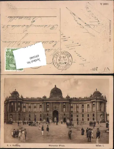 691040 Wien Innere Stadt K.K. Hofburg Michaeler Platz pub Ledermann 5480 A