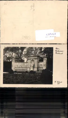 691067 Wien Innere Stadt Grillparzer Denkmal pub W. Milich 375