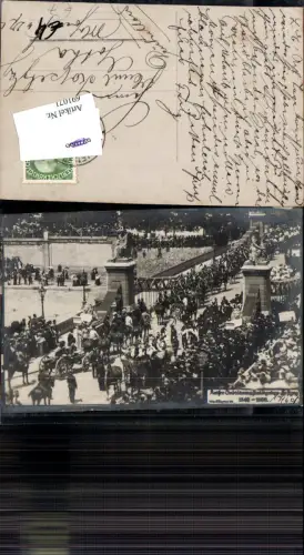 691071 Wien Kaiser Franz Josef Jubiläumshuldigungsfestzug 1908 Festzug Jubiläumsfeier