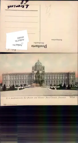 691095 Wien K.K. kunsthistorisches Museum Maria Theresia Monument pub Ledermann 5428