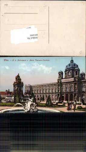 691099 Wien Innere Stadt Kunsthistorisches Museum Maria Theresien Denkmal